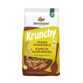 MUESLI KRUNCHY ESPELTA ALMENDRA Y AMARANTO 375. GR. (BARNHOUSE)/