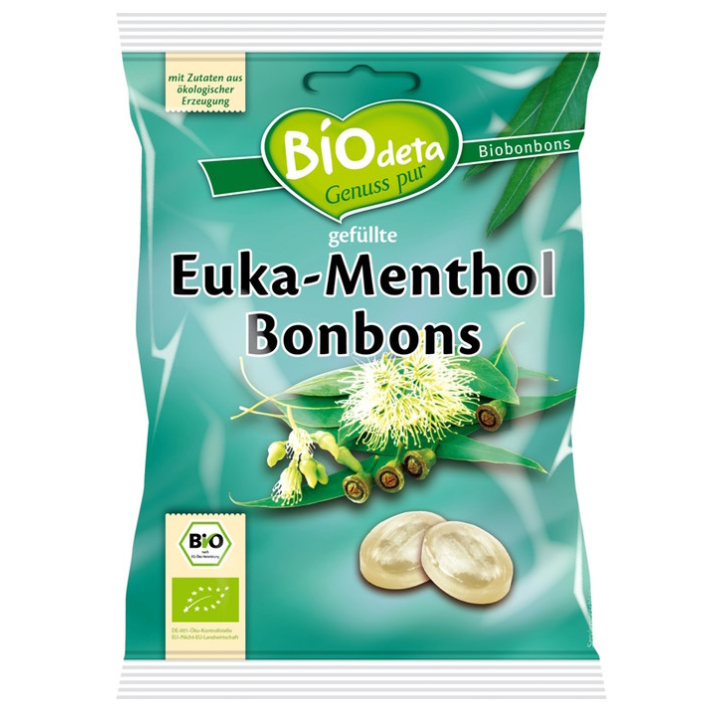CARAMELO RELLENO DE EUCALIPTUS Y MENTOL 75 GR. (BIODETA)/