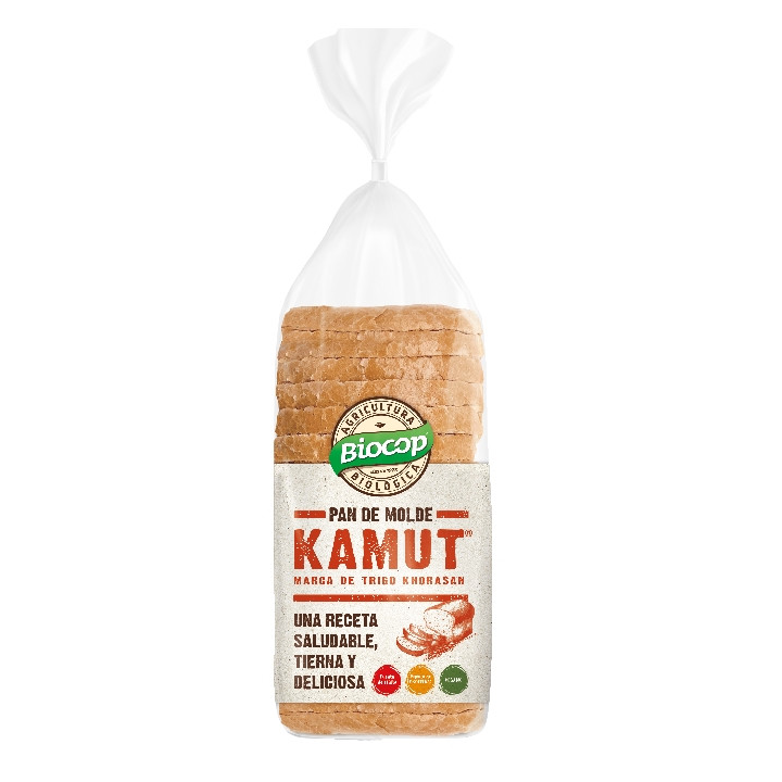 PAN DE MOLDE DE KAMUT BLANCO  400 GR. (BIOCOP)/