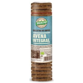 GALLETAS DE COPOS DE AVENA INTEGRAL ECO 250 GR. (BIOCOP)/