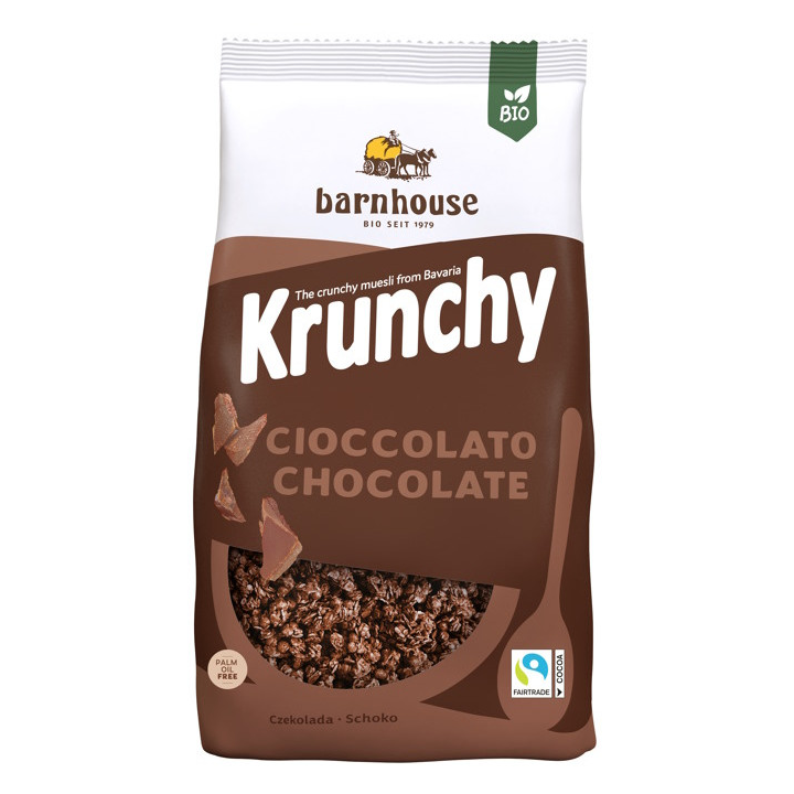 MUESLI KRUNCHY CHOCOLATE 375 GR. (BARNHOUSE)/