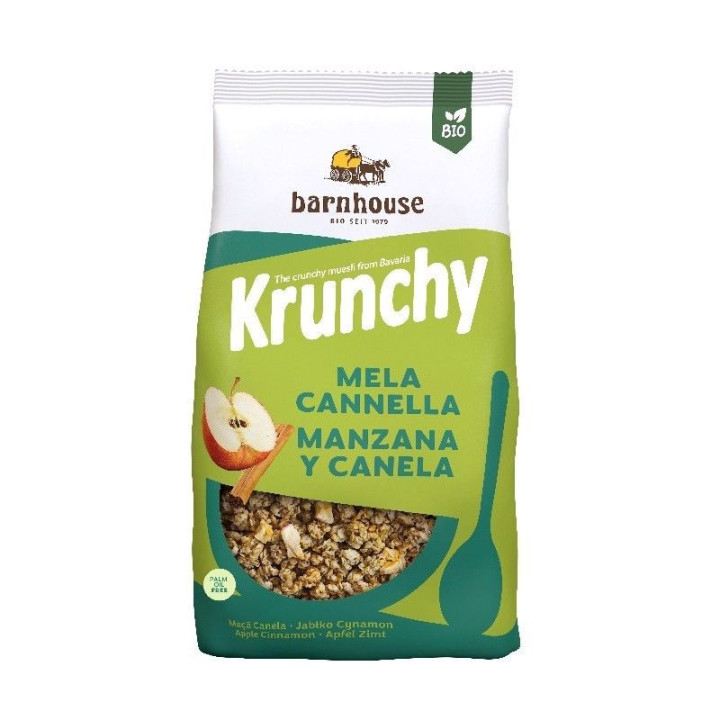 MUESLI KRUNCHY MANZANA CANELA 375 GR. (BARNHOUSE)/