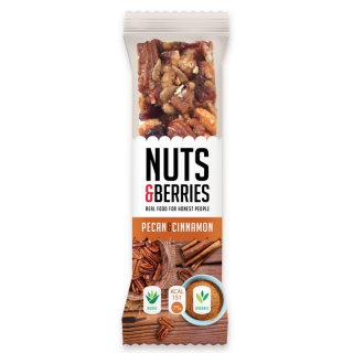 BARRITA DE NUECES Y CANELA ECO 30 GR. (NUTS&BERRIES)