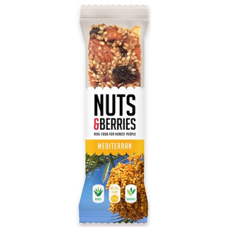 BARRITA MEDITERRANEAN ECO 40 GR. (NUTS&BERRIES)