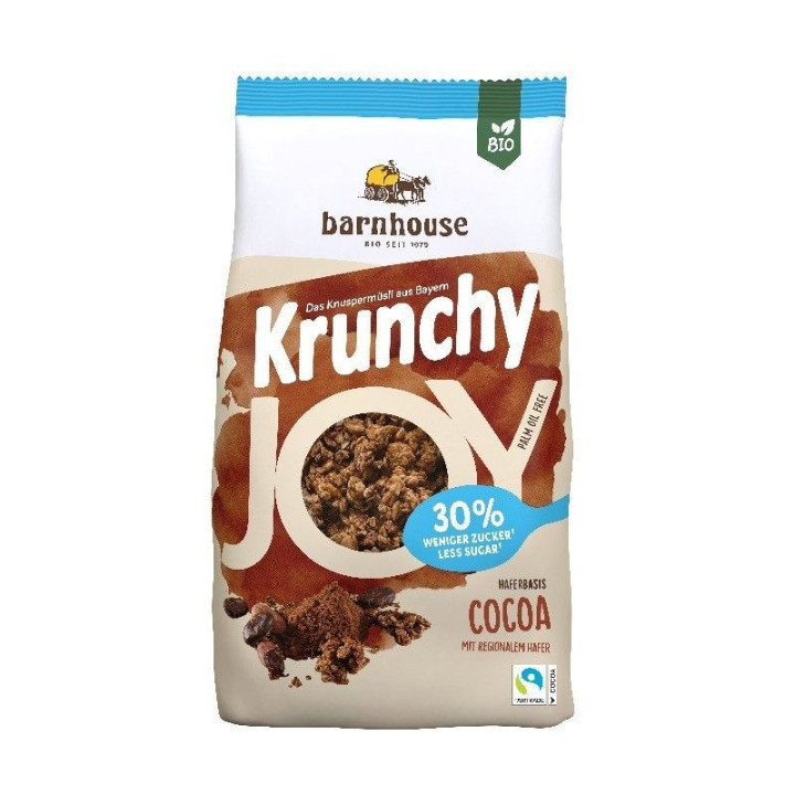 MUESLI KRUNCHY JOY CACAO 375 GR. (BARNHOUSE)/