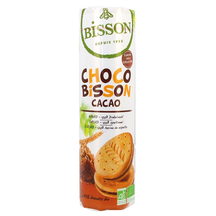 GALLETAS CHOCO BISSON DE ESPELTA Y CHOCOLATE 300 GR. (BISSON)*
