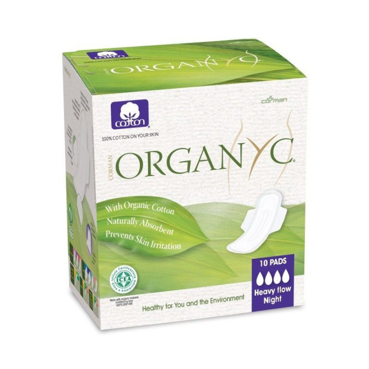 COMPRESAS ALAS NOCHE 10 UND. (ORGANYC)/