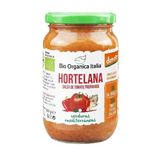 SALSA DE TOMATE HORTELANA SIN GLUTEN DEMETER 350 ML. (BIOORGANIC)/