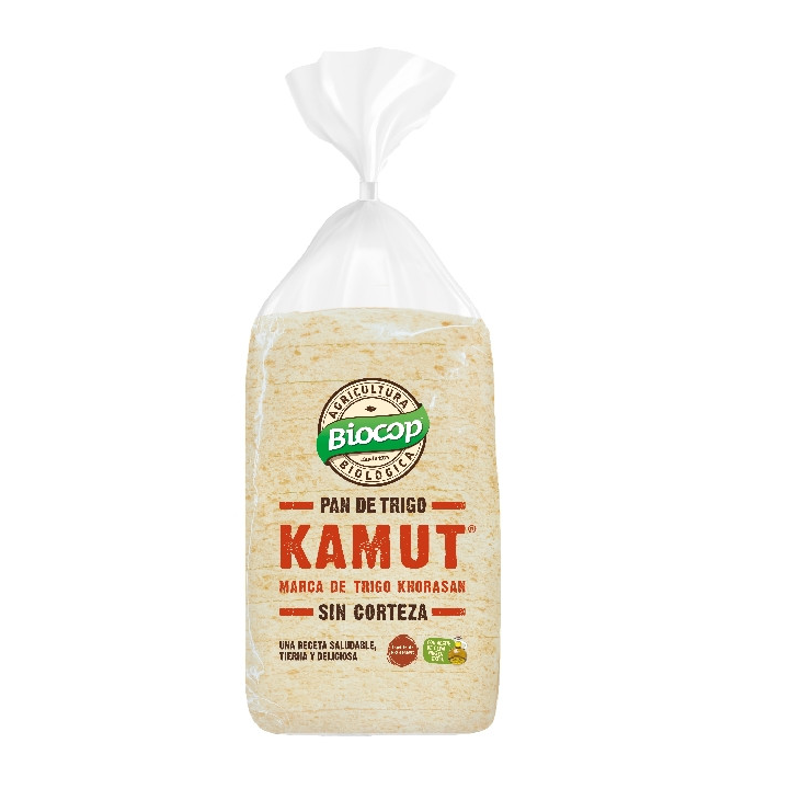 PAN DE MOLDE SIN CORTEZA KAMUT BIO 300 GR. (BIOCOP)/