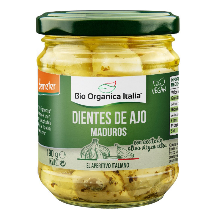 AJOS EN ACEITE ECO SIN GLUTEN 190 GR. (BIOORGANIC)/