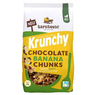 MUESLI KRUNCHY CHOCO BANANA CHUNKS ECO 450 GR. (BARNHOUSE)/