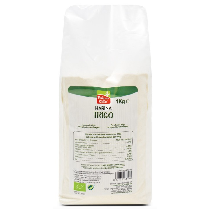 HARINA DE TRIGO BLANCA BIO 1 KG. (LA FINESTRA)/