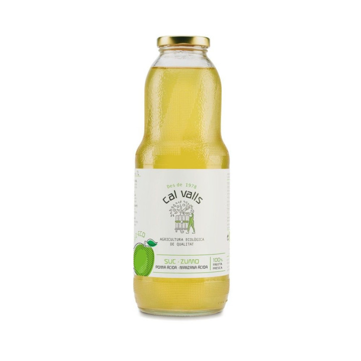 ZUMO DE MANZANA ACIDA ECO 1 LT. (CAL VALLS)/