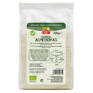 HARINA DE ALMENDRAS BIO 200 GR. 100% COMPOSTABLE (LA FINESTRA)/