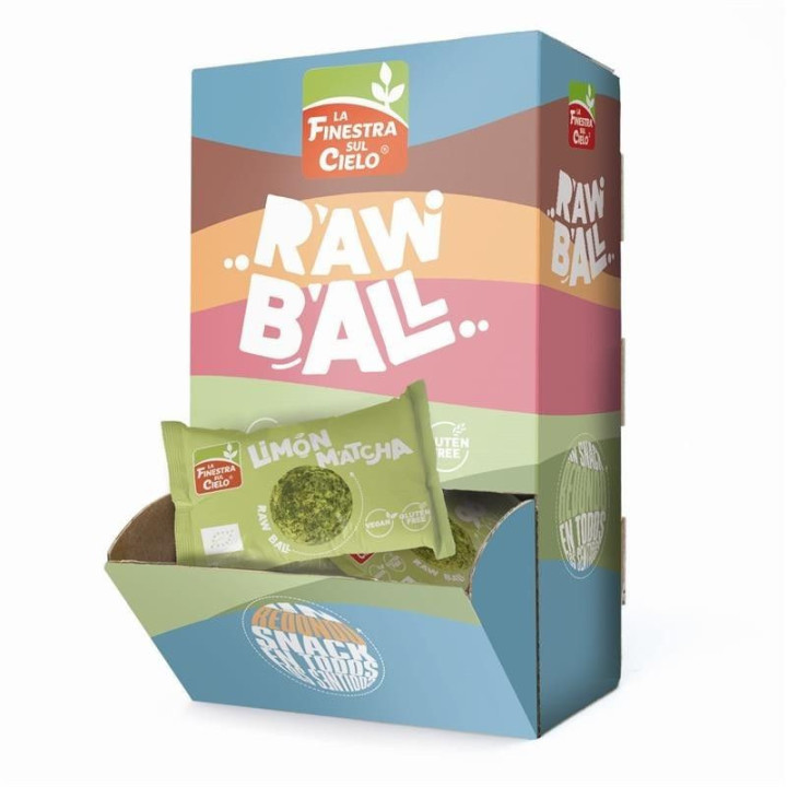 ENERGY BALL MATCHA & LIMON SIN GLUTEN ECO 25 GR. (LA FINESTRA)