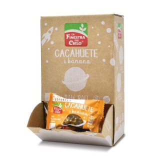 ENERGY BALL CACAHUETE & BANANA SIN GLUTEN ECO 25 GR. (LA FINESTRA)