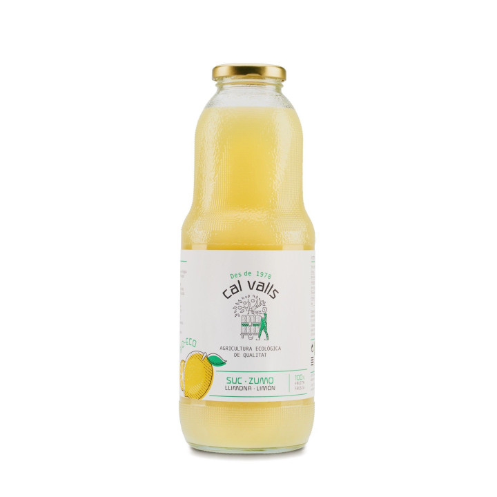 ZUMO DE LIMON 100%, BIO 1 LT. (CAL VALLS)/