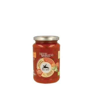 SALSA DE TOMATE CON ALBAHACA BIO 350 GR. (ALCE NERO)/