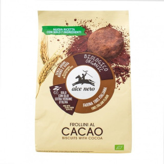 GALLETAS DE TRIGO CON CACAO BIO 250 GR. (ALCE NERO)/