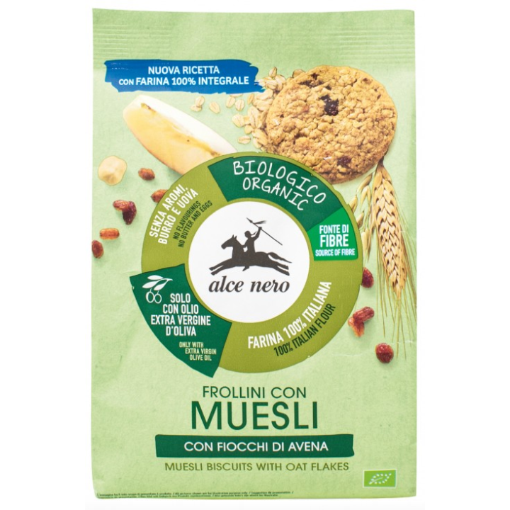 GALLETAS MUESLI BIO 250 GR. (ALCE NERO)/