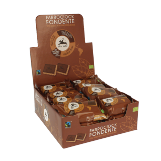 GALLETAS DE ESPELTA CUBIERTAS CON CHOCOLATE OSCURO BIO 28 GR. (ALCE NERO)/