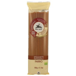 ESPAGHETTI DE ESPELTA INTEGRAL BIO 500 GR. (ALCE NERO)/
