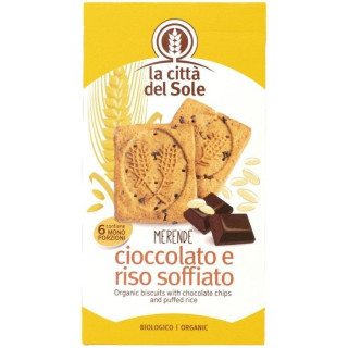 GALLETAS DE CHOCOLATE Y ARROZ INFLADO ECO 215 GR. (LA CITTA DEL SOLE)/