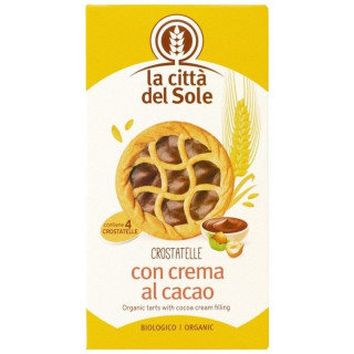 TARTALETA DE CACAO 4 X 36 GR. (LA CITTA DEL SOLE)/