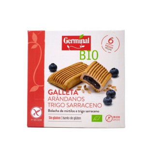 GALLETAS DE TRIGO SARRACENO CON ARANDANOS SIN GLUTEN BIO 200 GR. (GERMINAL)/