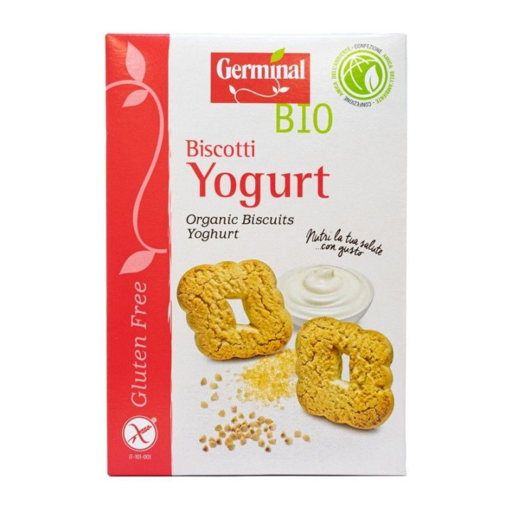 GALLETAS CON YOGURT SIN GLUTEN BIO 250 GR (GERMINAL)/