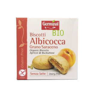 GALLETAS DE TRIGO SARRACENO RELLENAS DE ALBARICOQUE SIN GLUTEN BIO 200 GR. (GERMINAL)/