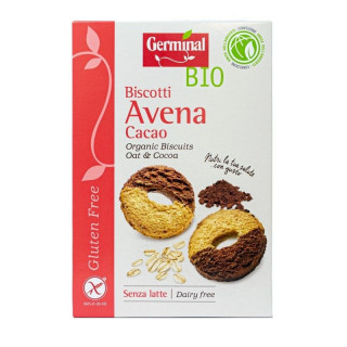 GALLETAS DE AVENA CON CACAO SIN GLUTEN BIO 250 GR. (GERMINAL)/