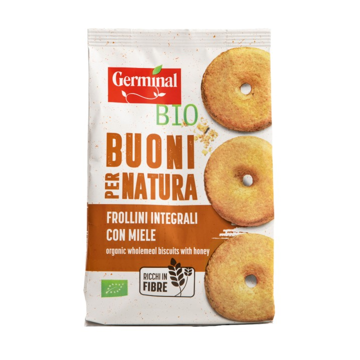 GALLETAS FROLLINI DE TRIGO CON MIEL ECO CON GLUTEN 280 GR. (GERMINAL)/