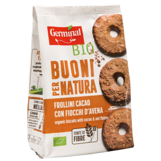 GALLETAS FROLLINI CON CACAO CON GLUTEN ECO 280 GR. (GERMINAL)/