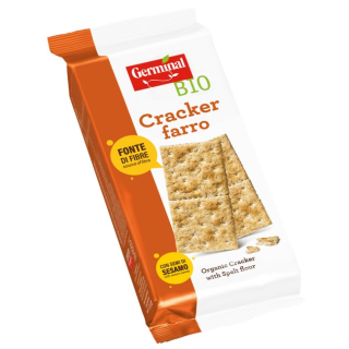CRACKER DE ESPELTA Y SESAMO ECO CON GLUTEN 250 GR. (GERMINAL)/