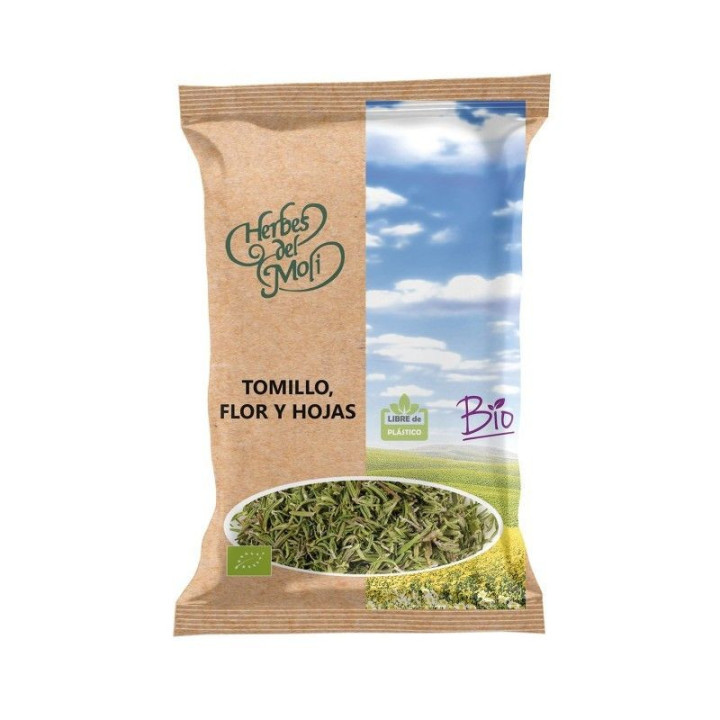 BOLSA DE TOMILLO FLOR Y HOJA BIO 50 GR. (HERBES DEL MOLI)/