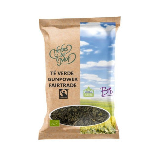 BOLSA DE TÉ VERDE GUNPOWDER FAIRTRADE BIO 70 GR.(HERBES DEL MOLI)/