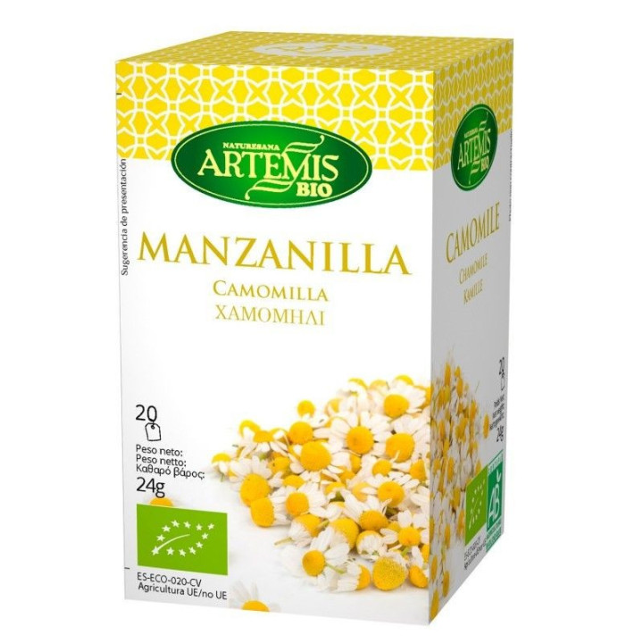 INFUSIÓN MANZANILLA BIO 24 GR. (ARTEMIS)/