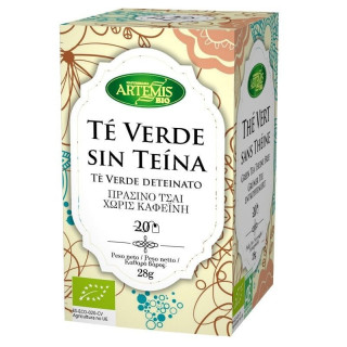 INFUSIÓN TÉ VERDE SIN TEÍNA BIO 28 GR. (ARTEMIS)/