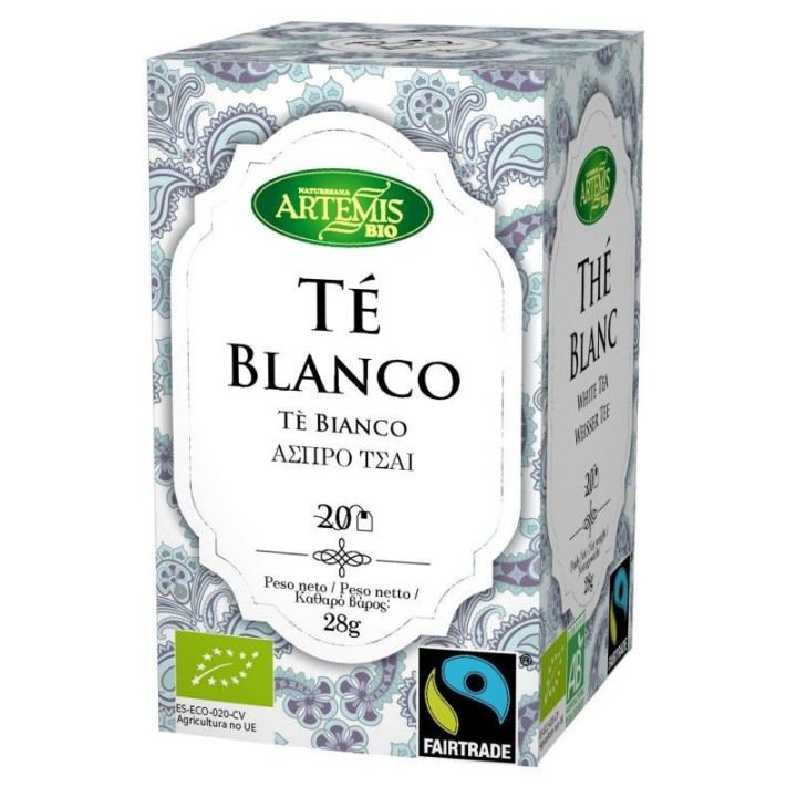 INFUSIÓN TÉ BLANCO FAIR TRADE BIO 28 GR. (ARTEMIS)/
