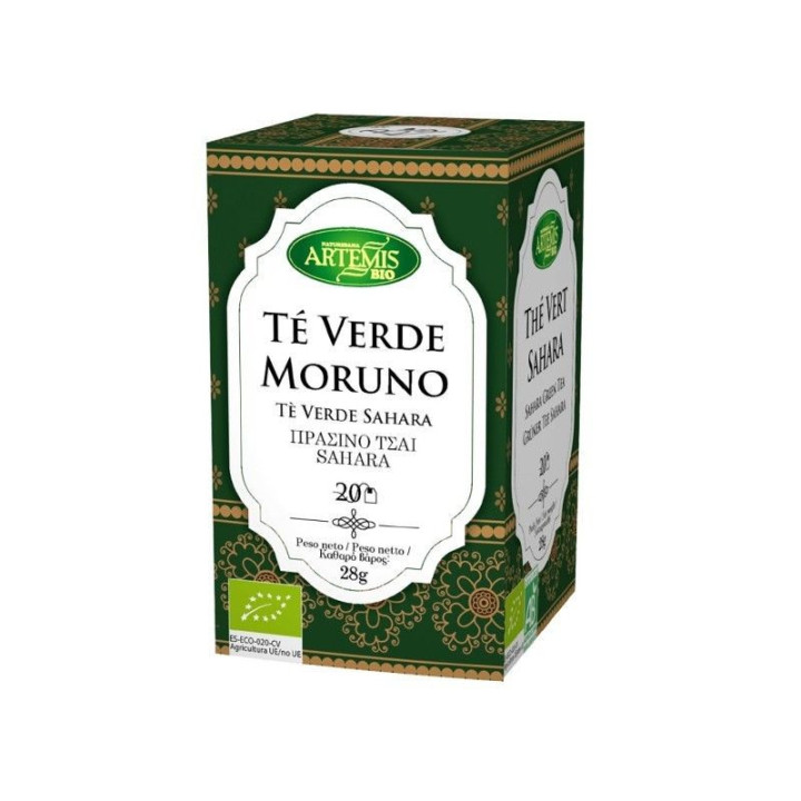 INFUSIÓN TÉ VERDE MORUNO BIO 28 GR. (ARTEMIS)/