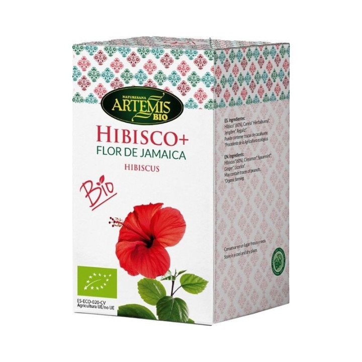 INFUSIÓN HIBISCO CON ESPECIAS BIO 36 GR. (ARTEMIS)/
