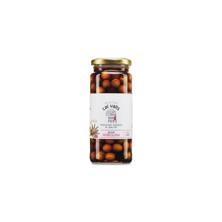 ACEITUNA ARBEQUINA BIO 350 GR. (CAL VALLS)/