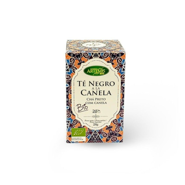 INFUSION TE NEGRO A LA CANELA BIO 28 GR. (ARTEMIS)/