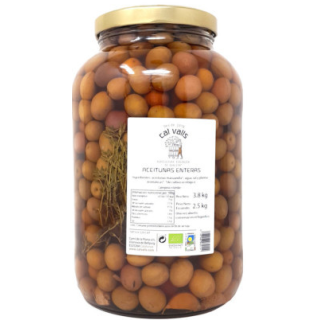 ACEITUNA MANZANILLA VERDE ECO 3.8 KG. (CAL VALLS)