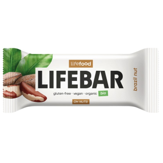 BARRITA LIFEBAR DE NUECES DE BRASIL ECO 40 GR. (LIFE FOOD)