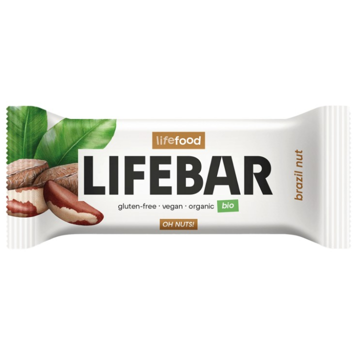 BARRITA LIFEBAR DE NUECES DE BRASIL ECO 40 GR. (LIFE FOOD)