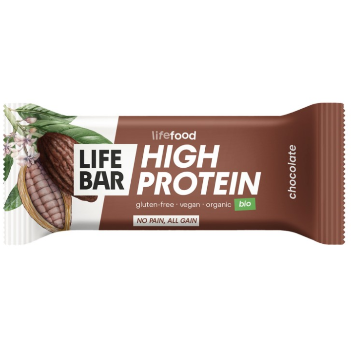 BARRITA LIFEBAR DE PROTEINA SABOR CHOCOLATE 40 GR. (LIFE FOOD)