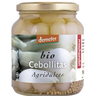 CEBOLLITAS AGRIDULCES BIO DEMETER 350 GR. (MACHANDEL)/