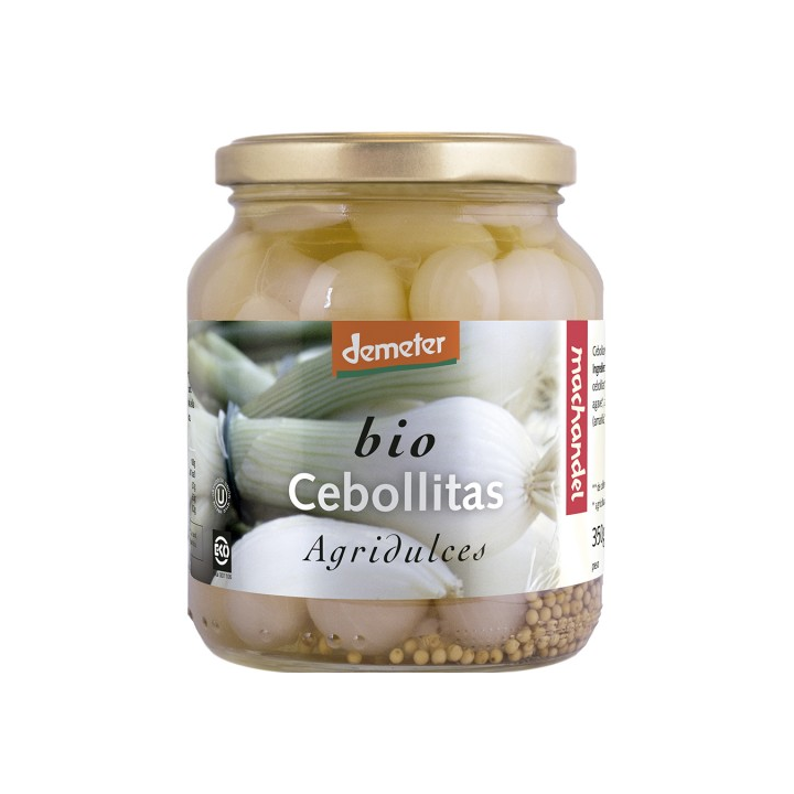 CEBOLLITAS AGRIDULCES BIO DEMETER 350 GR. (MACHANDEL)/